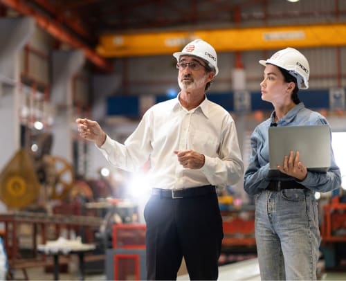 PDC project managers on a project site.