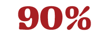 90%
