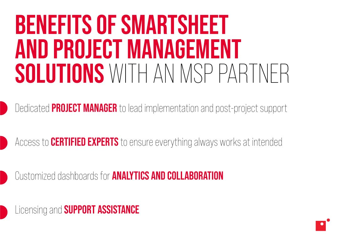 benefits of smartsheet and project management solutions