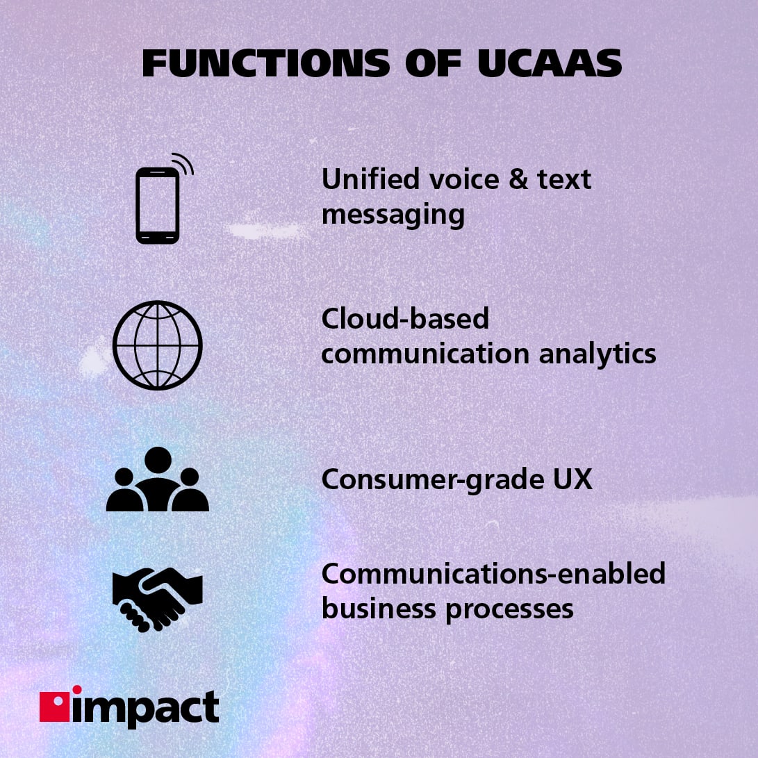 Functions of UCAAS Infographic
