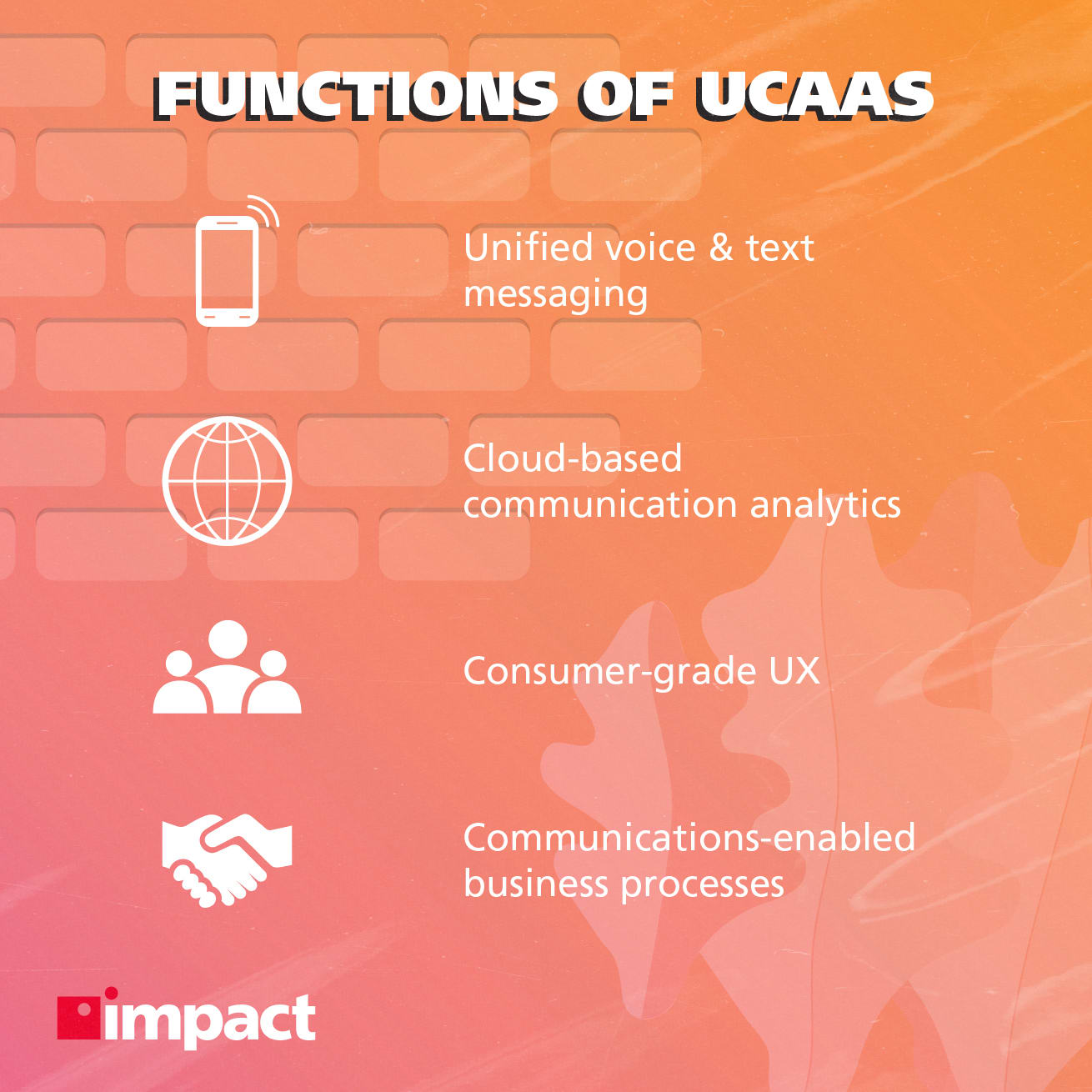 functions of ucaas list