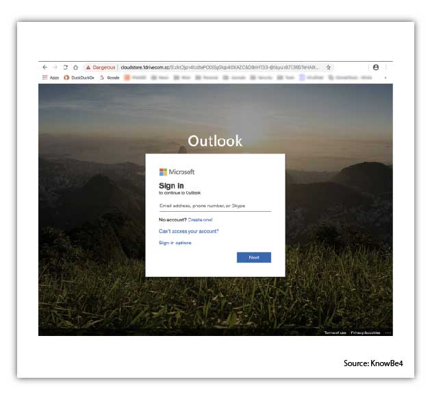 outlook sign in landing page