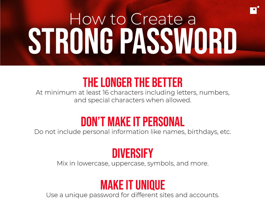 how to create a strong password
