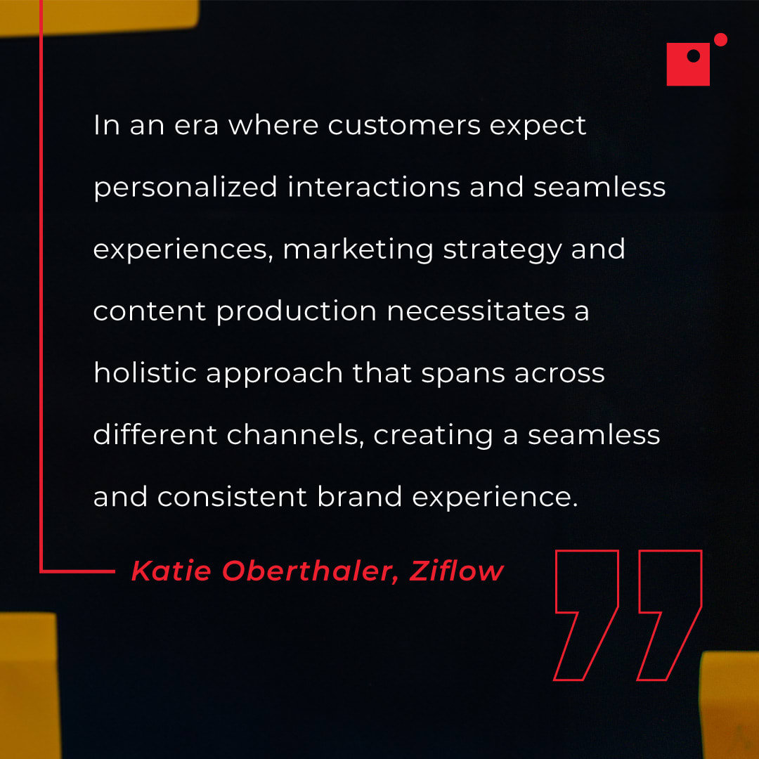 In an era where customers expect personalized interactions and seamless experiences, marketing strategy and content production necessitates a holistic approach that spans across different channels, creating a seamless and consistent brand experience.