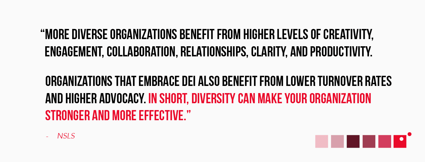 Quote on diversity making your organization stronger and more effective