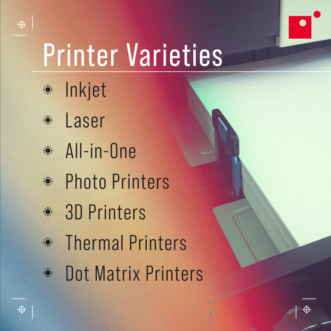 The printer varieties