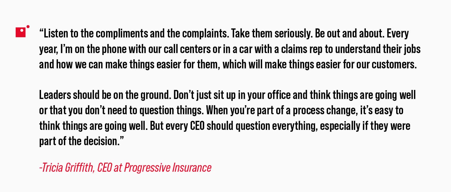 Quote from the CEO of Progressive 