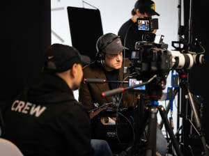 A picture of a portion of the Impact video crew