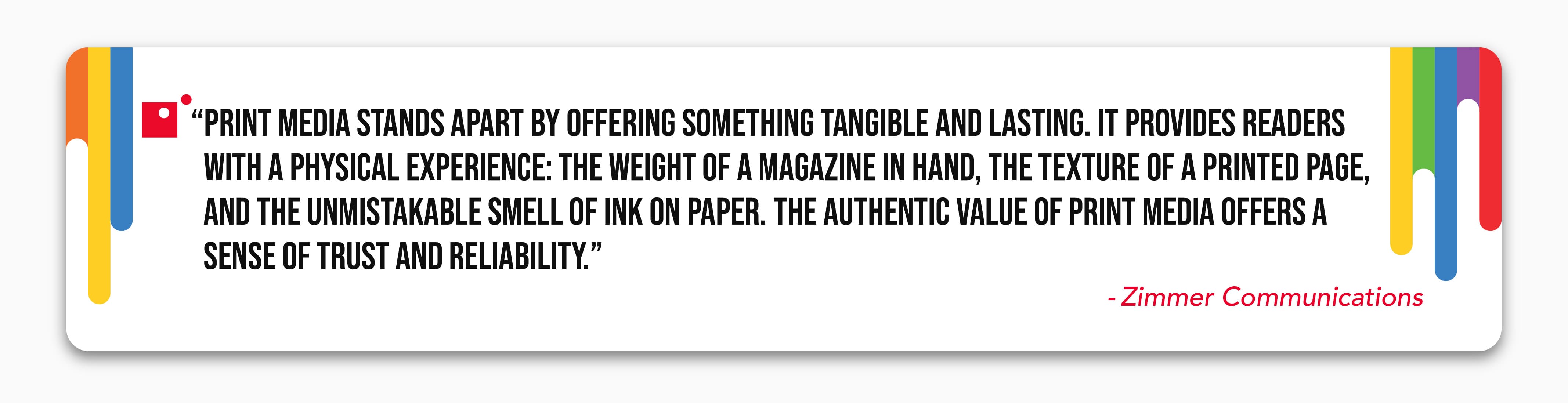 Quote on print media