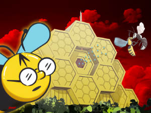 cartoon buzz the bee outside hive castle | what is attack surface management