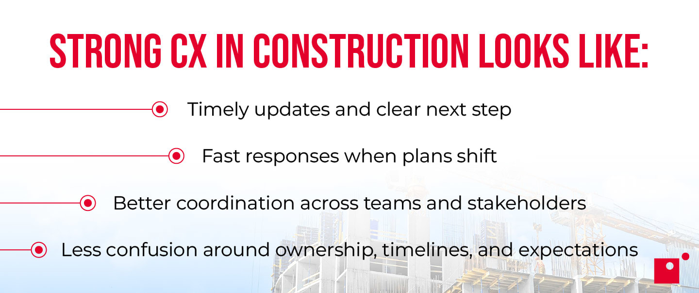What Strong CX in Construction Looks Like