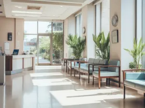 A health center lobby