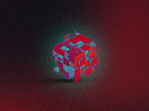 An impact rubix cube 