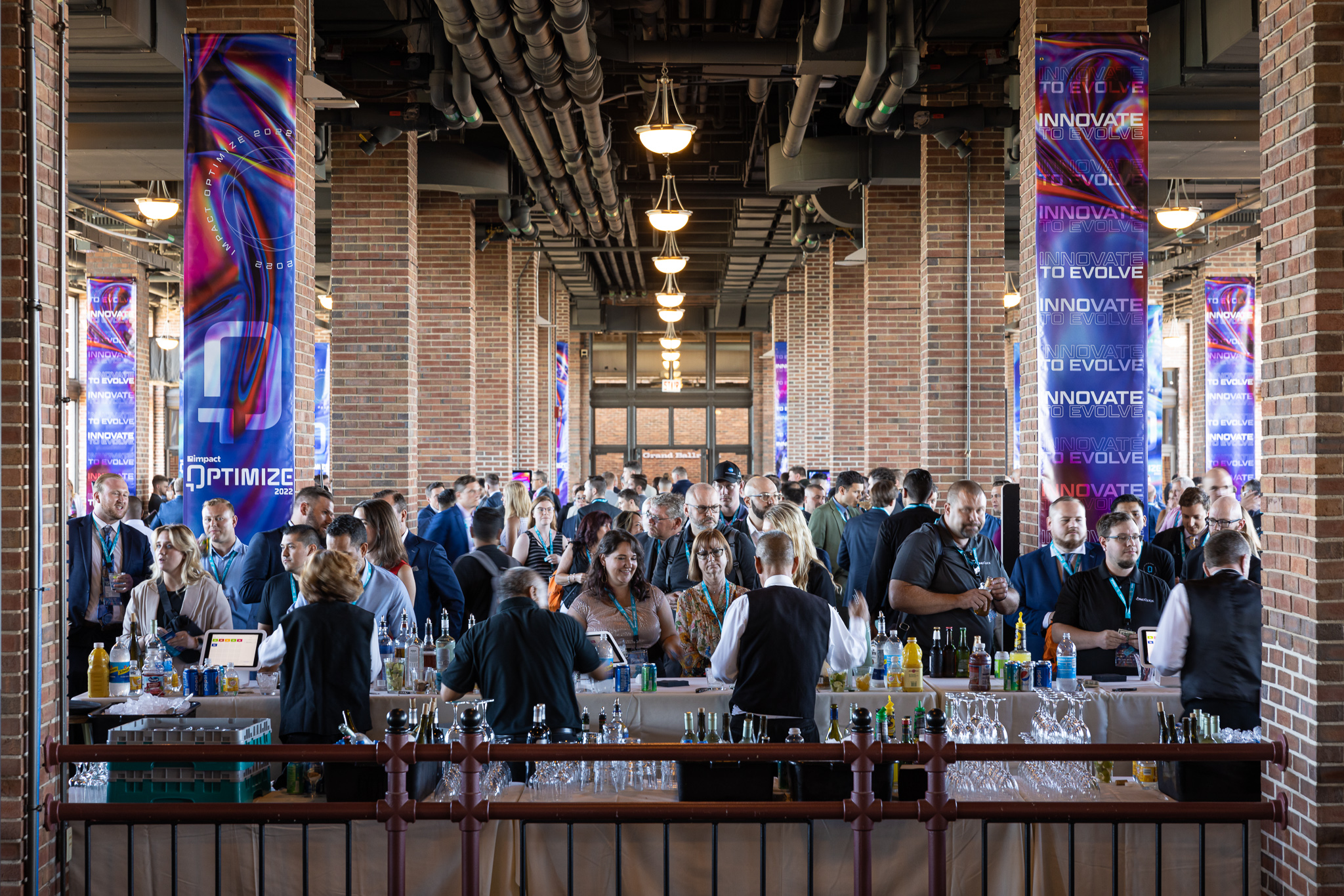 Impact Optimize 2022 happy hour