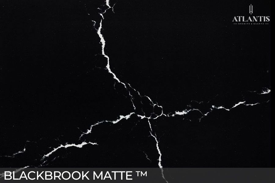 Cambria Stone Slab Quartz blackbrook matte