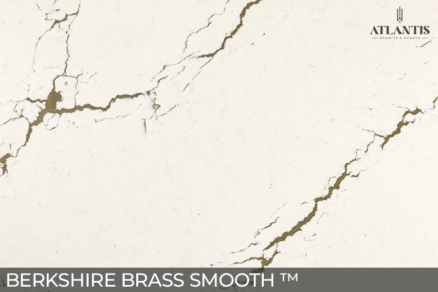 Cambria Stone Slab Quartz berkshire brass smooth