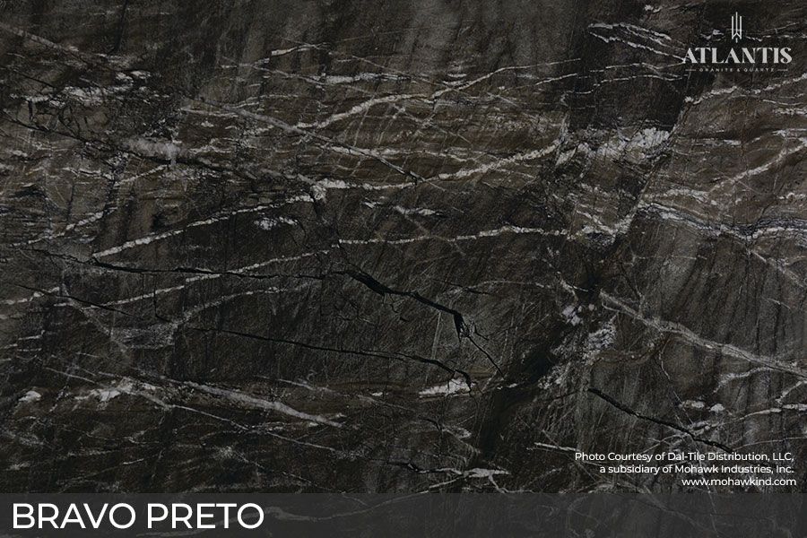 Daltile Granite Stone Slab bravo preto