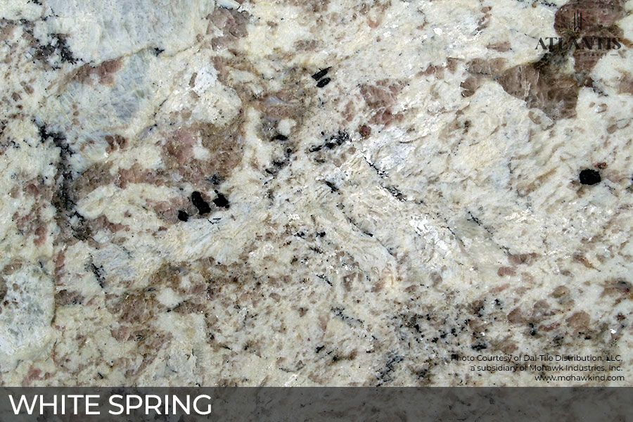 Daltile Granite Stone Slab white spring