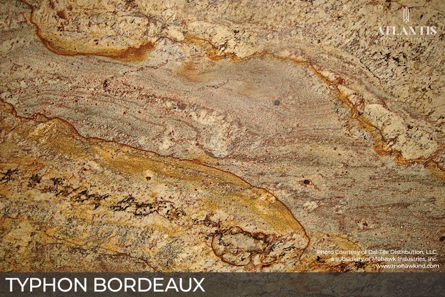 Daltile Granite Stone Slab typhon bordeaux