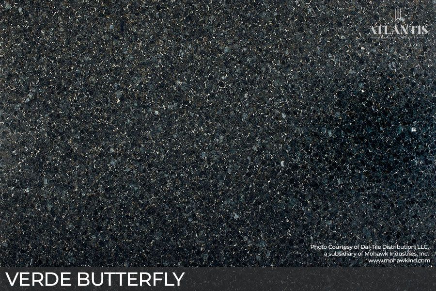 Daltile Granite Stone Slab verde butterfly