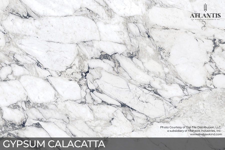 Daltile Porcelain Stone Slab gypsum calacatta