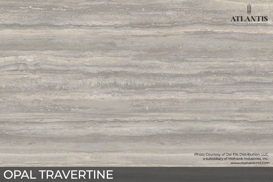 Daltile Porcelain Stone Slab opal travertine