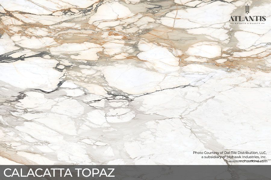 Daltile Porcelain Stone Slab calacatta topaz