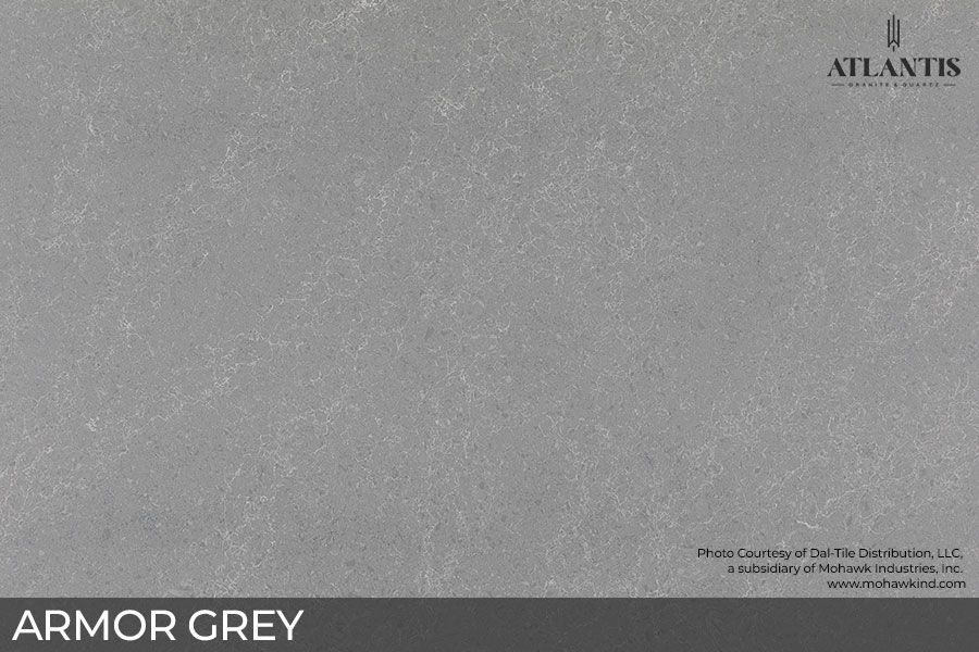 Daltile Quartz Stone Slab armor grey