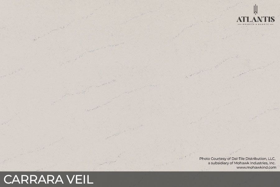 Daltile Quartz Stone Slab carrara veil