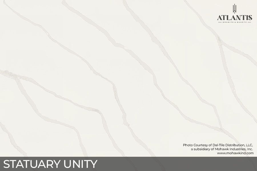 Daltile Quartz Stone Slab statuary unity