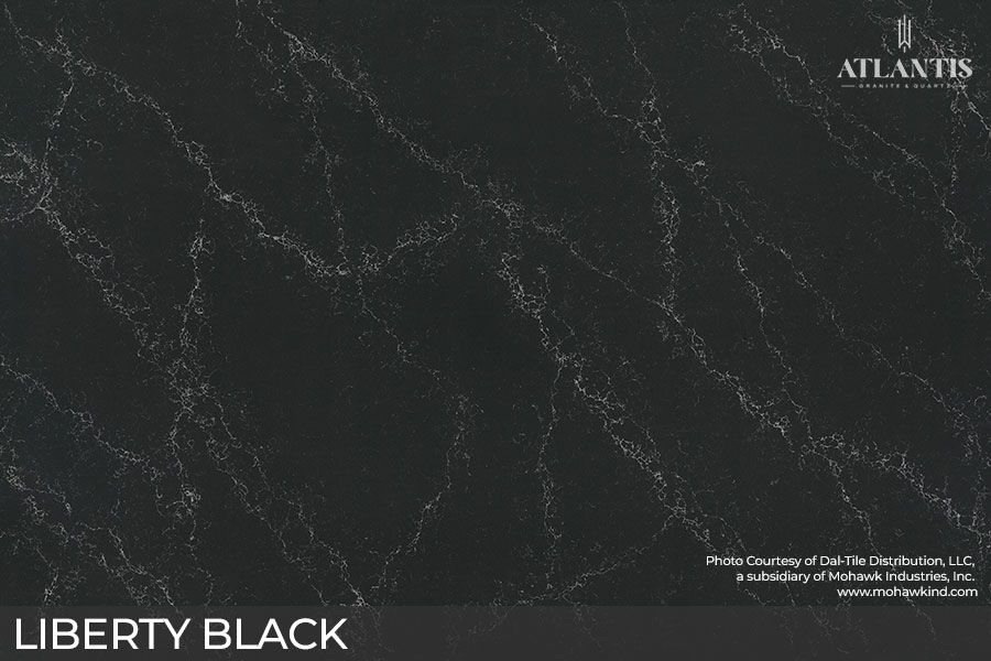 Daltile Quartz Stone Slab liberty black