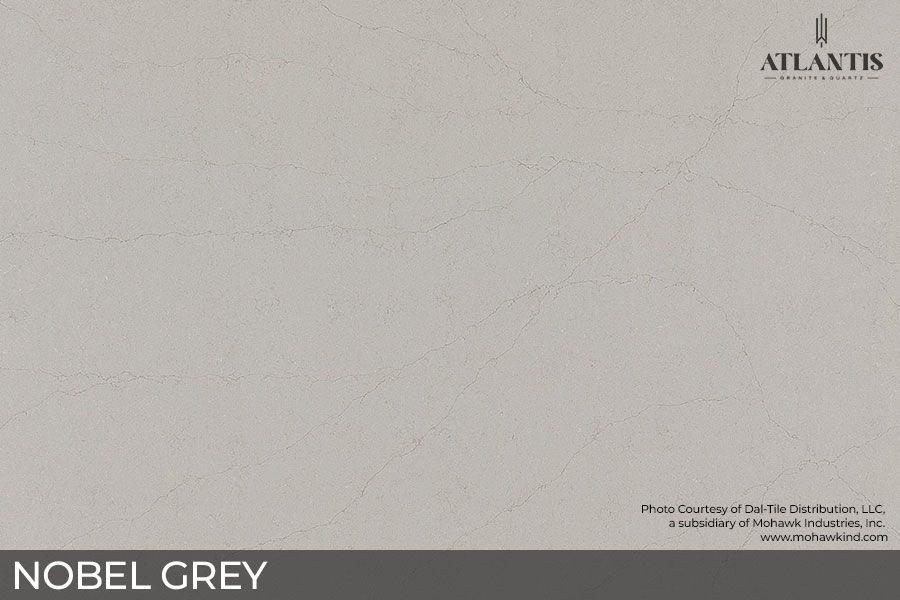 Daltile Quartz Stone Slab nobel grey