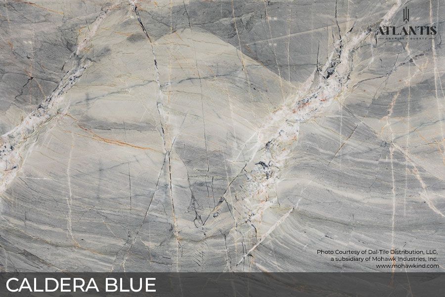 Daltile Quartzite Stone Slab caldera blue