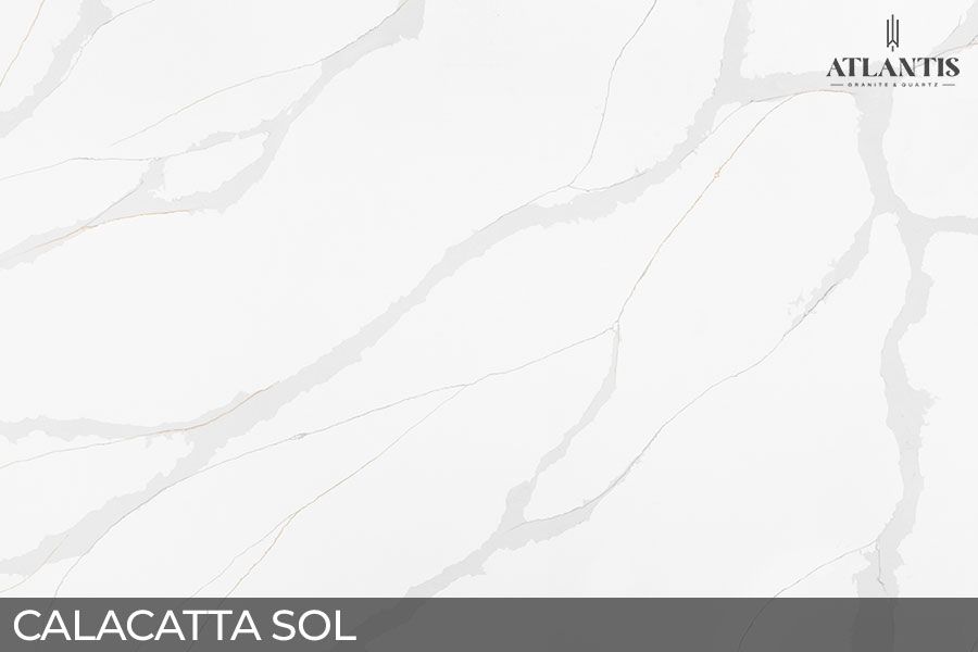 LX Hausys Quartz Stone Slab calacatta sol