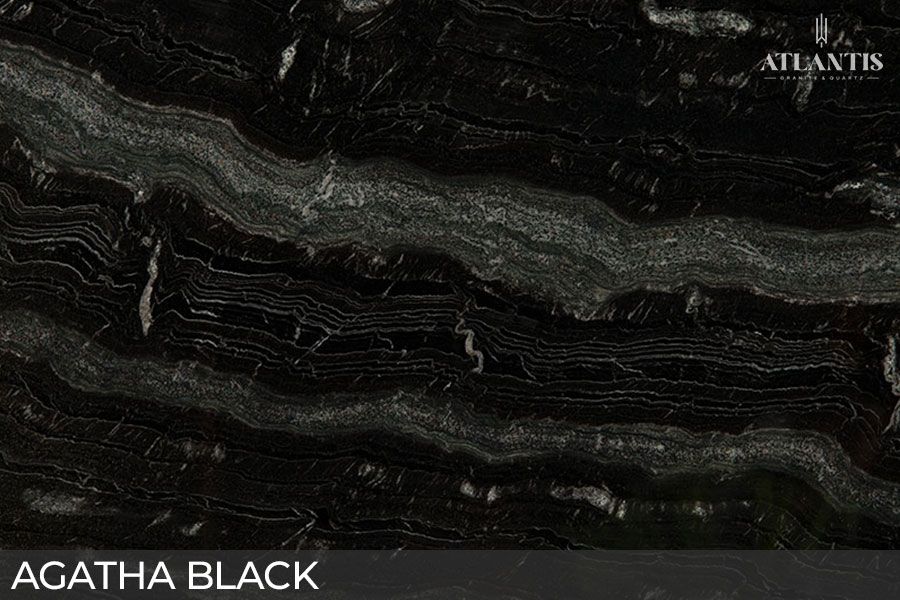 MSI Granite Stone Slab agatha black