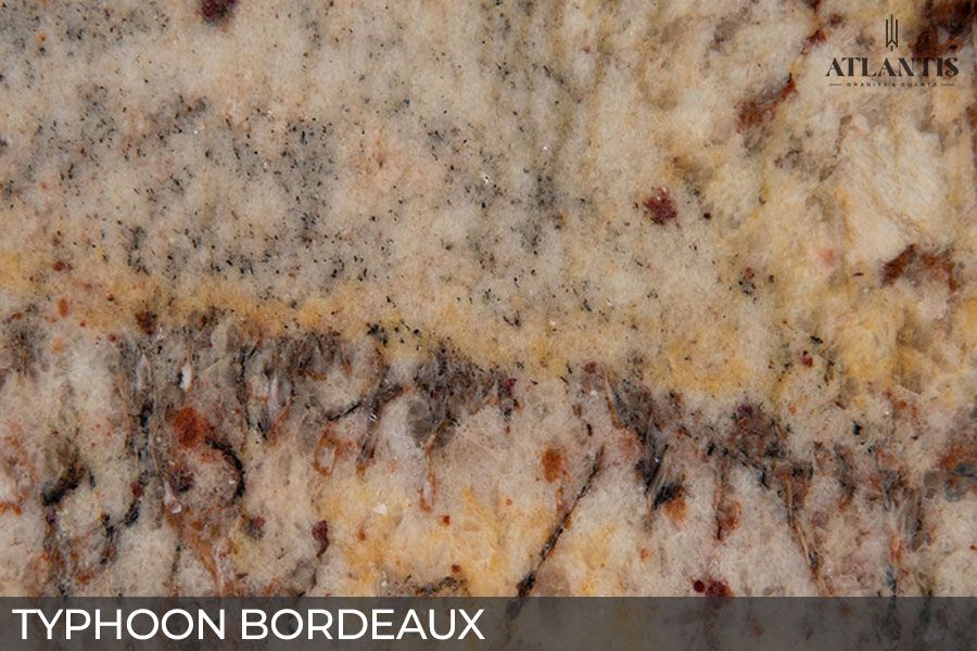 MSI Granite Stone Slab typhoon bordeaux