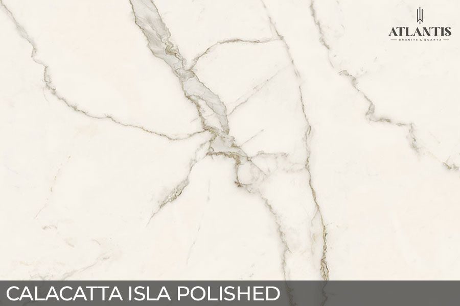 MSI Porcelain Stone Slab calacatta isla polished