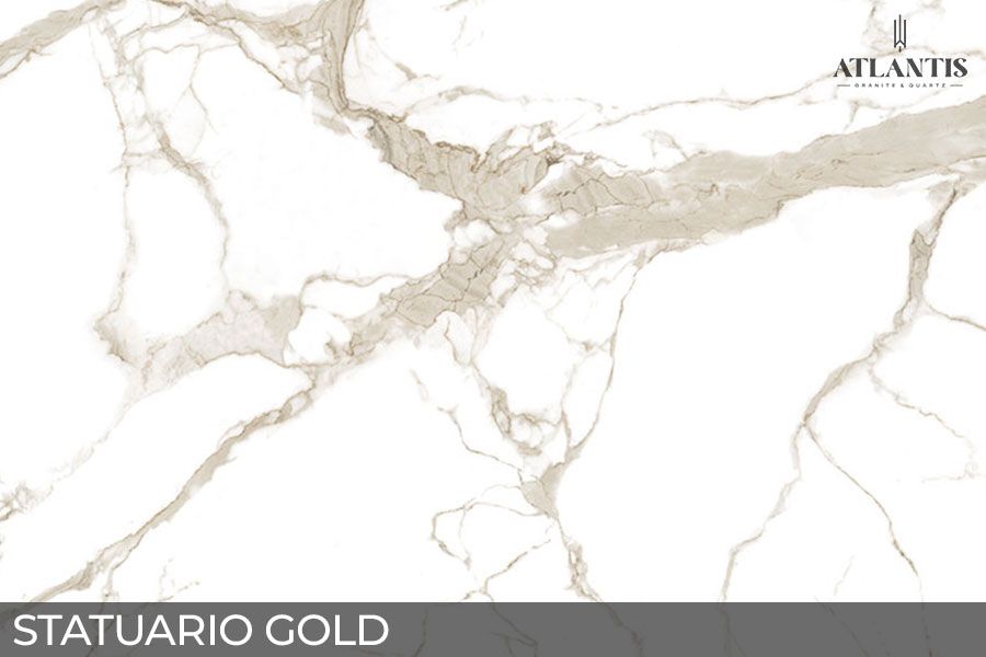 MSI Porcelain Stone Slab statuario gold