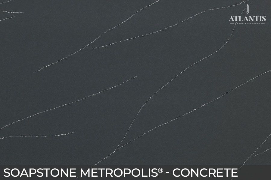 MSI Quartz Stone Slab soapstone metropolis concrete