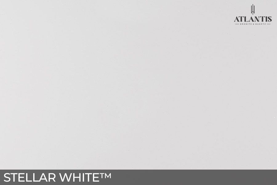 MSI Quartz Stone Slab stellar white