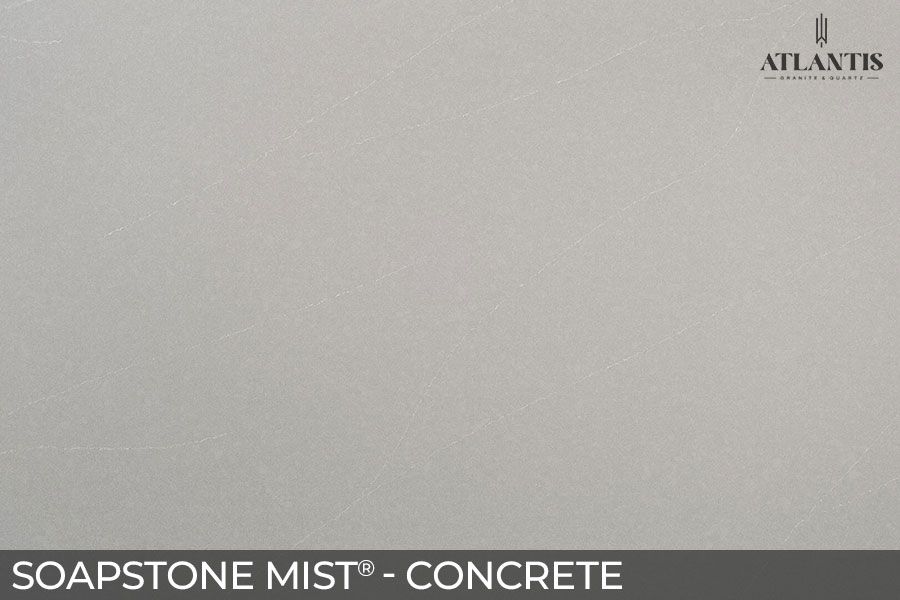 MSI Quartz Stone Slab soapstone mist concrete