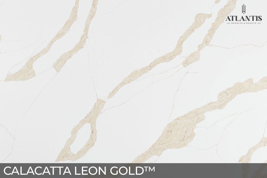 MSI Quartz Stone Slab calacatta leon gold