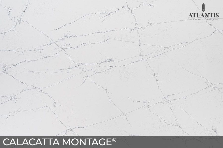 MSI Quartz Stone Slab calcatta montage