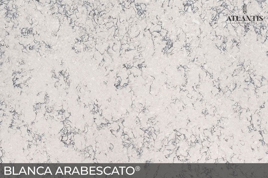 MSI Quartz Stone Slab blanca arabescato