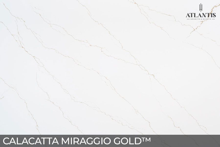 MSI Quartz Stone Slab calacatta miraggio gold