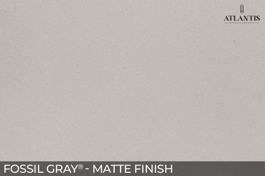 MSI Quartz Stone Slab fossil gray matte finish