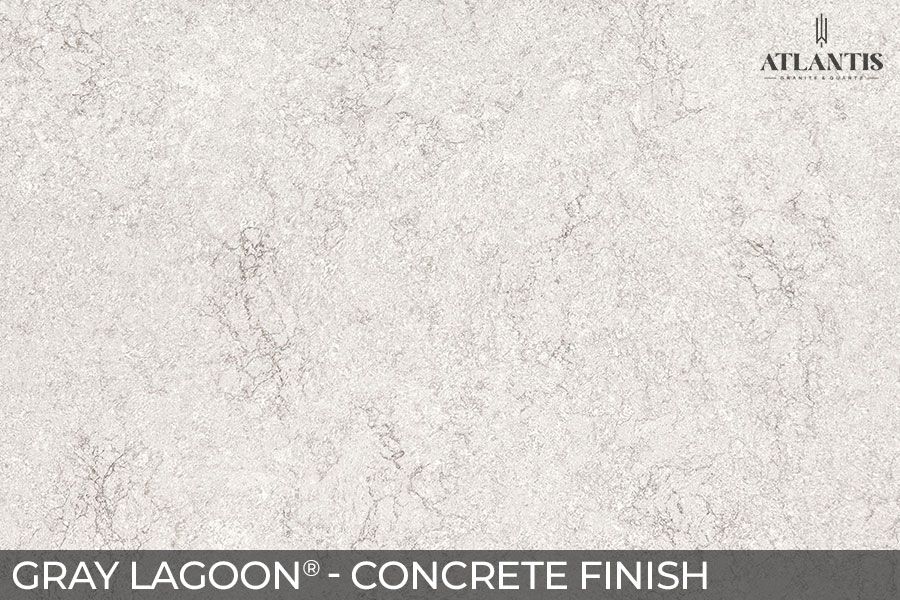 MSI Quartz Stone Slab gray lagoon concrete finish