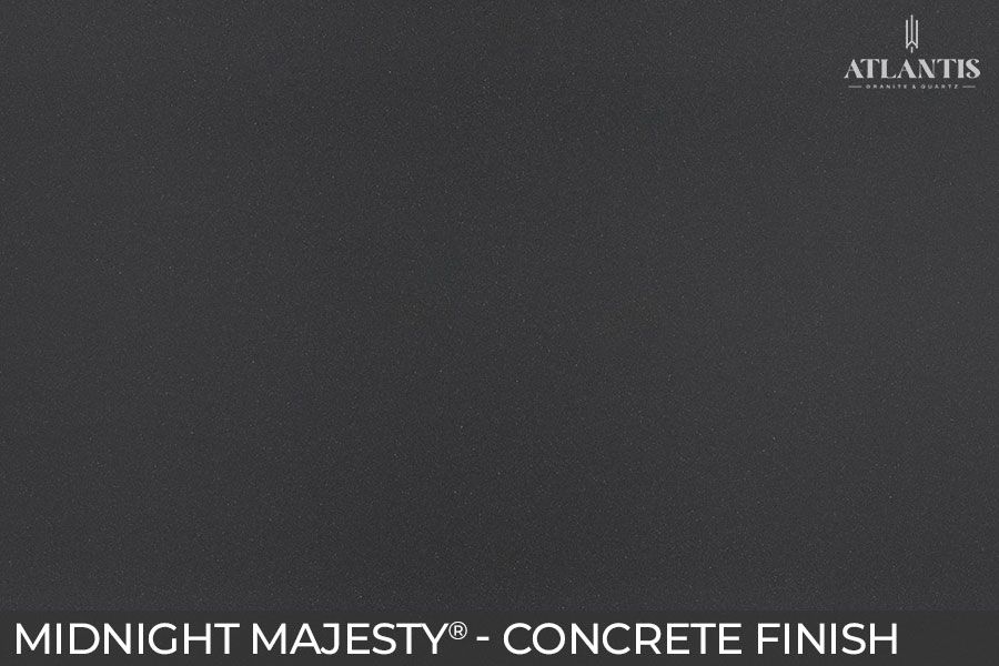 MSI Quartz Stone Slab midnight majesty concrete finish
