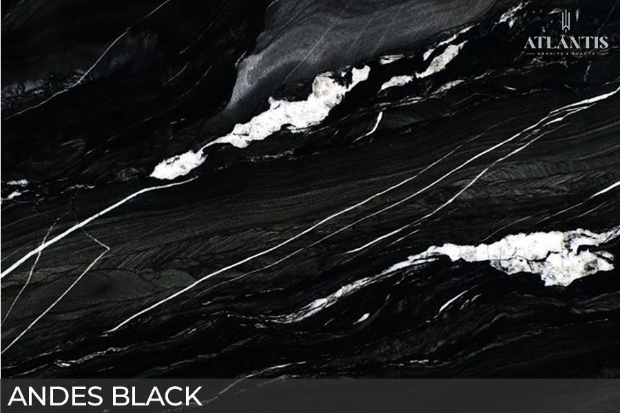 MSI Quartzite Stone Slab andres black