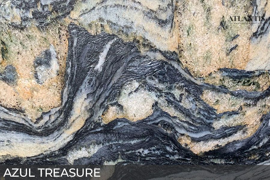 MSI Quartzite Stone Slab azul treasure